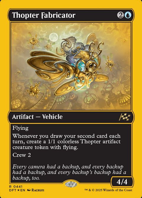 thopter cards mtg Thopter Fabricator (441)