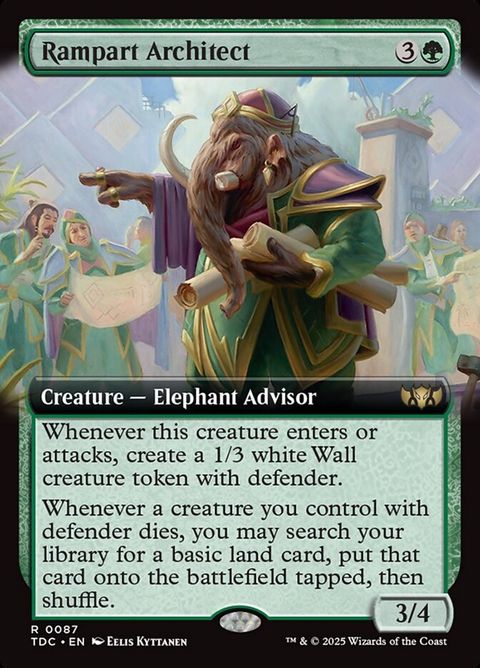 best wall cards mtg mtg-singles-tdc-rampartarchitect-87- – Axion Now