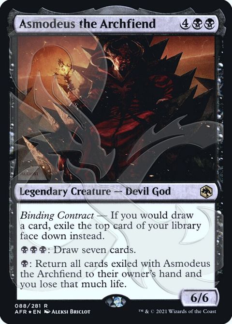 asmo mtg card mtg-singles-pafr-asmodeus the archfiend-88a – Axion Now