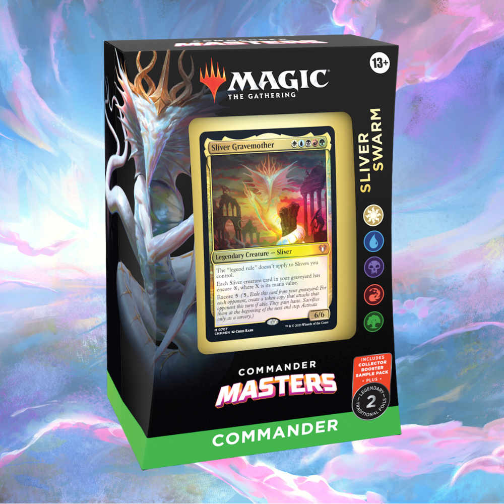 Commander Masters Commander Deck - Sliver Swarm Axion Now Commander Masters Commander Deck - Sliver Swarm Axion Now