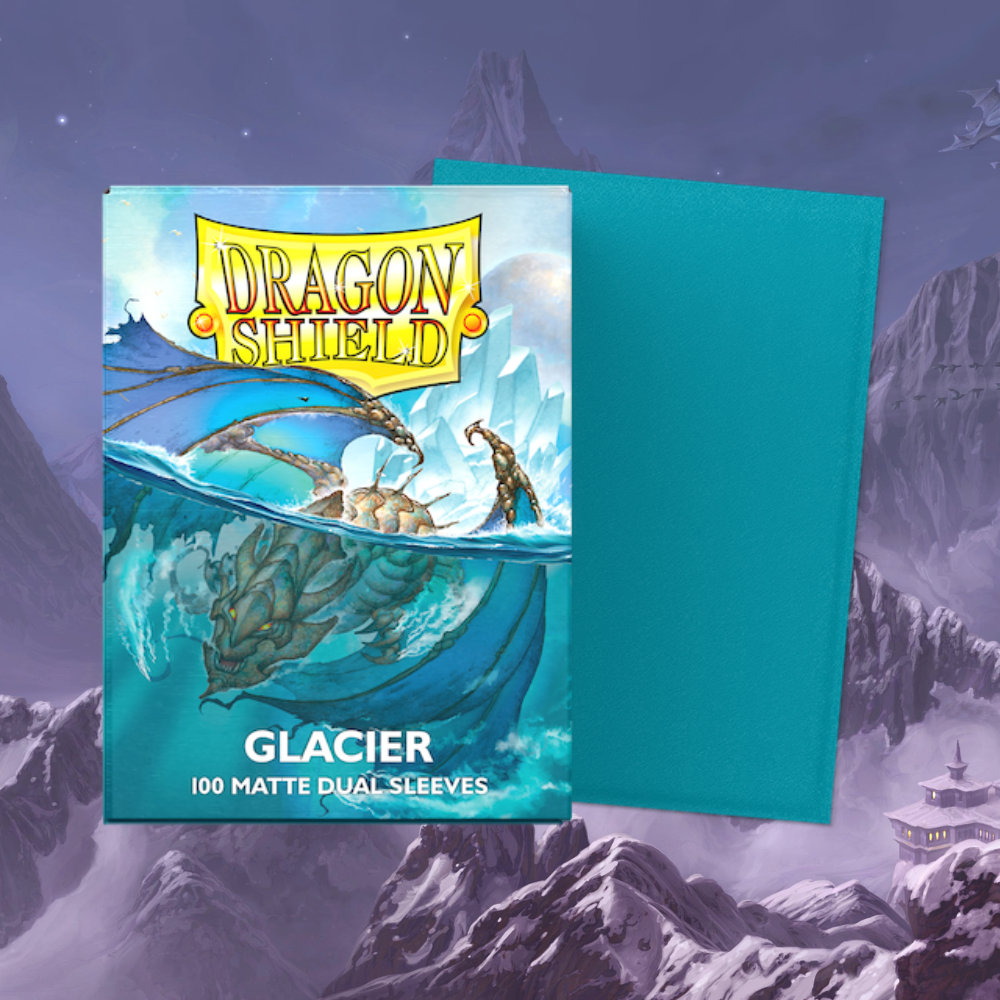 Dragon Shield Dual Matte Sleeves (Glacier | Standard Size)