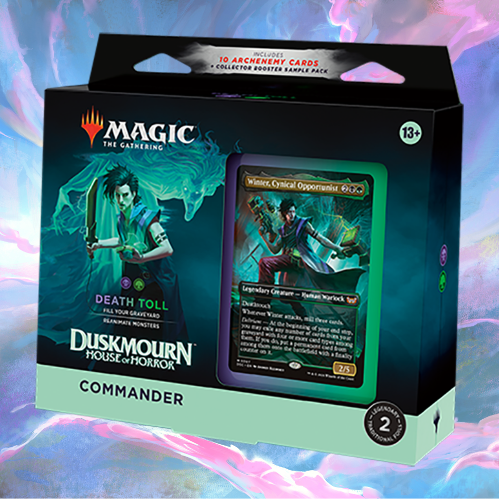 Duskmourn Commander Decks - Death Toll Axion Now Duskmourn Commander Decks - Death Toll Axion Now