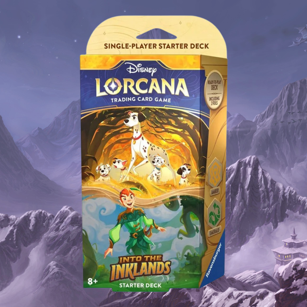 Disney Lorcana: Into the Inklands Starter Deck - Amber/Emerald