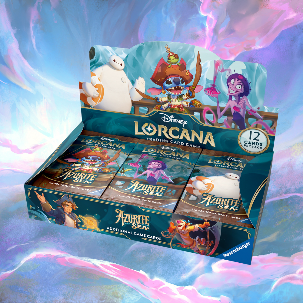 Disney Lorcana - Azurite Sea Booster Display - Axion Now Disney Lorcana - Azurite Sea Booster Display - Axion Now