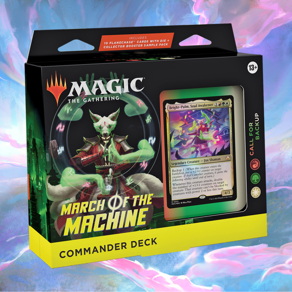 March of the Machine Commander Deck - Call for Backup Axion Now March of the Machine Commander Deck - Call for Backup Axion Now