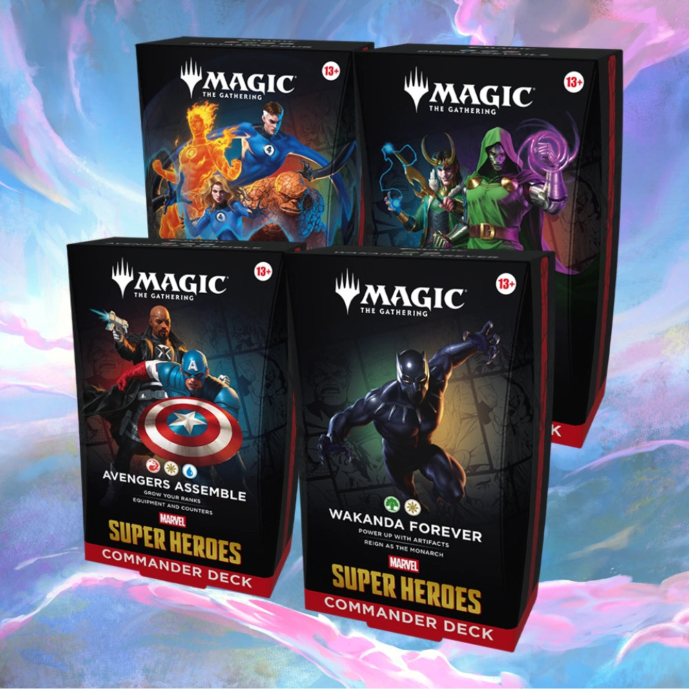 MTG - Marvel Super Heroes Set of 4 Commander Decks