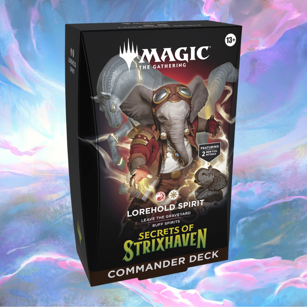 MTG - Secrets of Strixhaven Lorehold Spirit Commander Deck - Axion Now MTG - Secrets of Strixhaven Lorehold Spirit Commander Deck - Axion Now