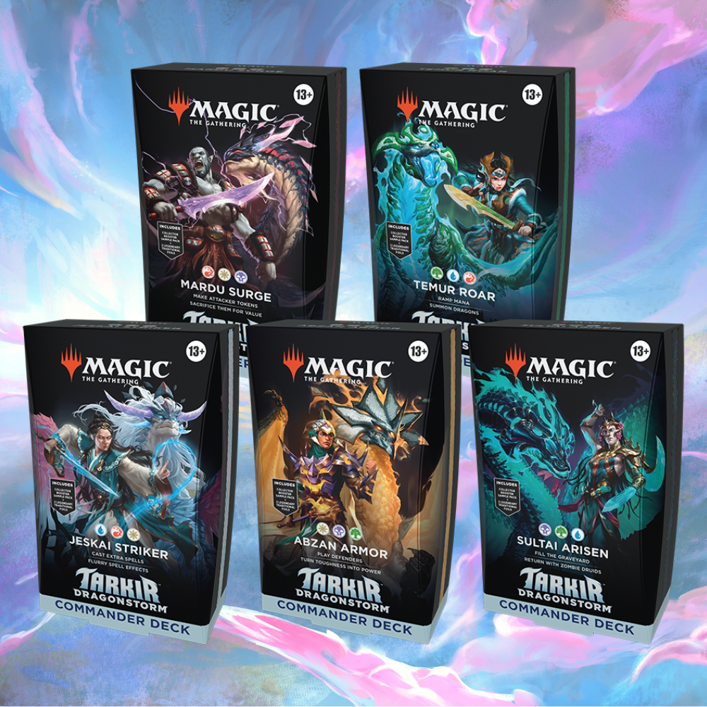 Tarkir: Dragonstorm Commander Decks (Set of 5)