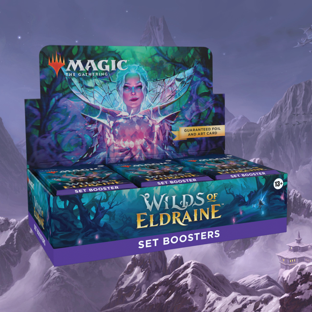 Magic: The Gathering Wilds Of Eldraine Set Booster Box - Factory Sealed 30 Packs Magic: The Gathering Wilds Of Eldraine Set Booster Box - Factory Sealed 30 Packs