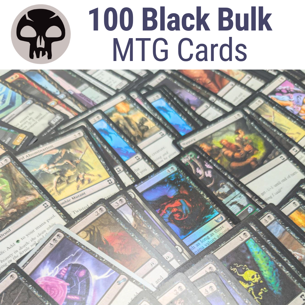 100 x Black MTG Card Starter Bundle
