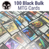 100 x Black MTG Card Starter Bundle