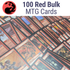 100 x Red MTG Card Starter Bundle