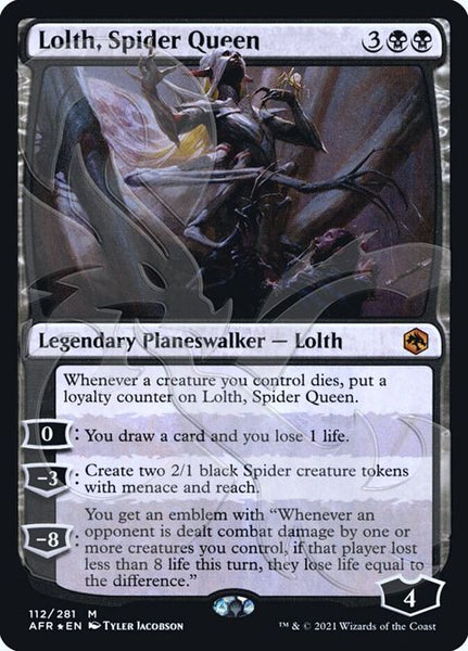 mtg-singles-pafr-lolth, spider queen-112a – Axion Now