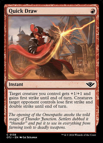 red card advantage mtg Quick Draw (138) – Axion Now