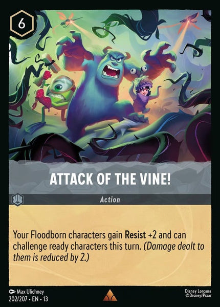 Attack Of The Vine! (202)| Disney Lorcana Card – Axion Now