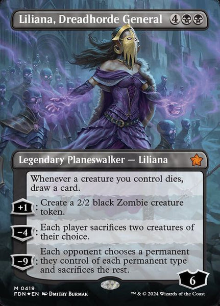 Liliana, Dreadhorde General (419) - Mana-Foil – Axion Now