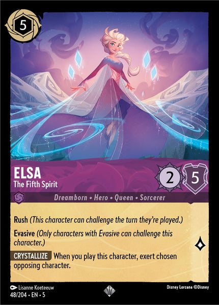Disney Lorcana ELSA The Fifth Spirit 3枚 Elsa - The Fifth Spirit (48) – Axion Now