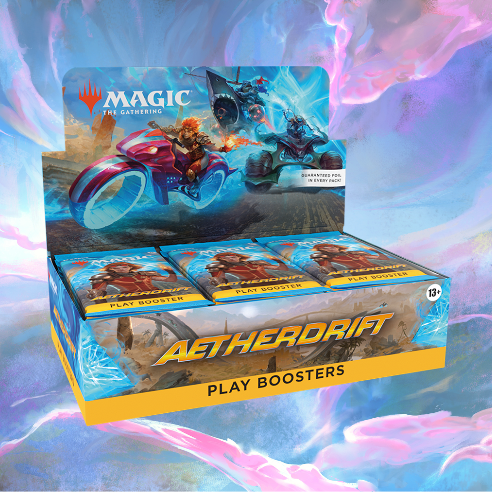 Aetherdrift Play Booster Display