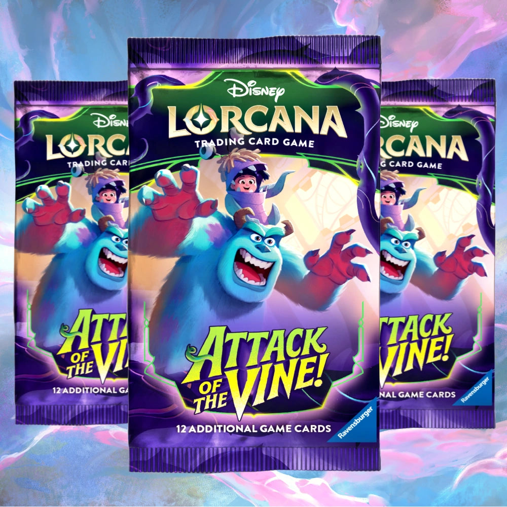 Attack Of The Vine! Booster Pack x 3