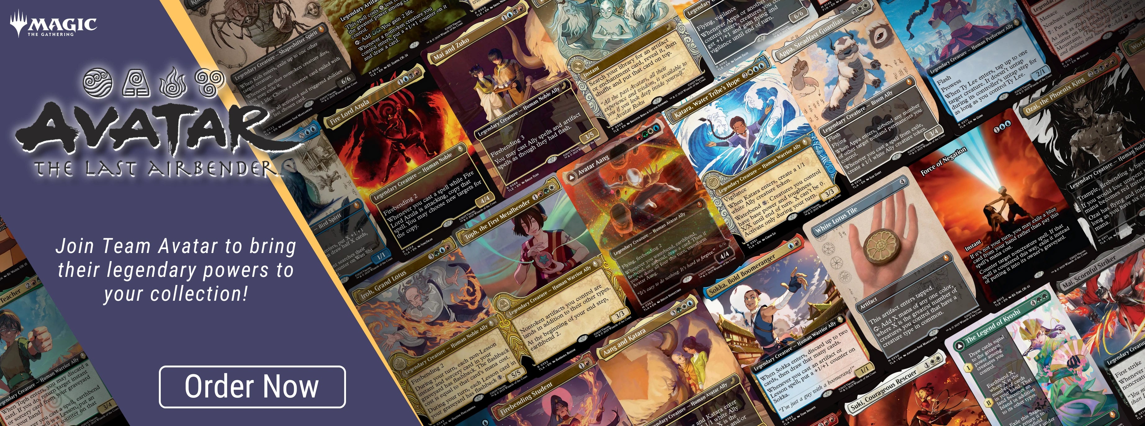 Avatar The Last Airbender All Singles Shopify Banner Desktop