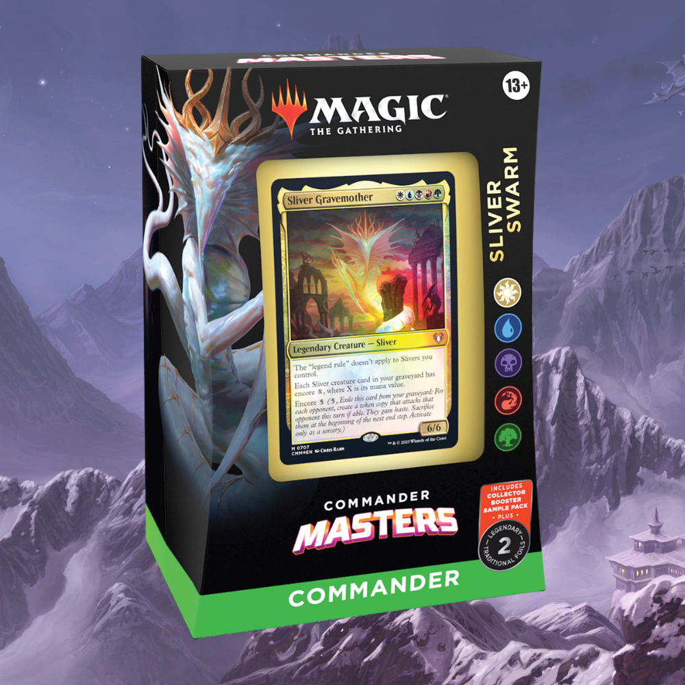 Commander Card Lock Game Commander Masters Commander Deck - Sliver Swarm – Axion Now