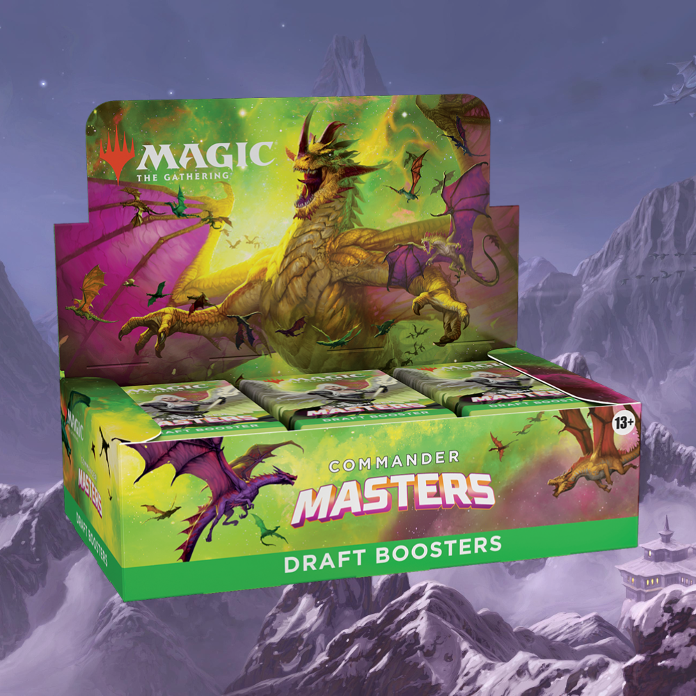 Commander Masters Draft Booster Display