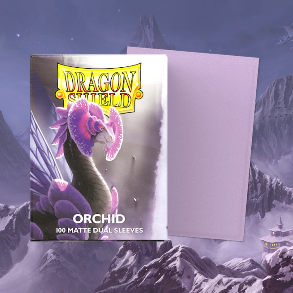 Dragon Shield Dual Matte Sleeves (Orchid | Standard Size)