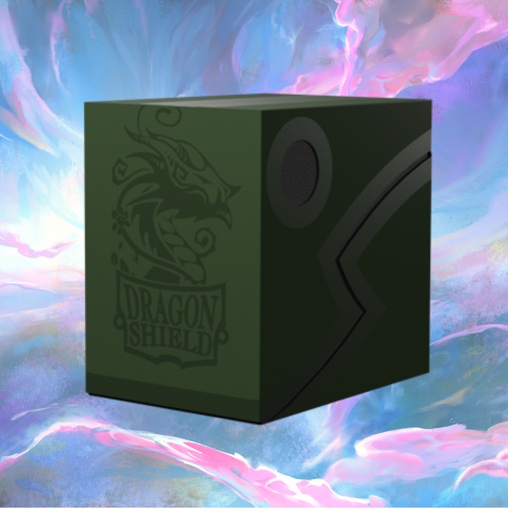 Dragon Shield Double Deck Shell (Forest Green/Black)