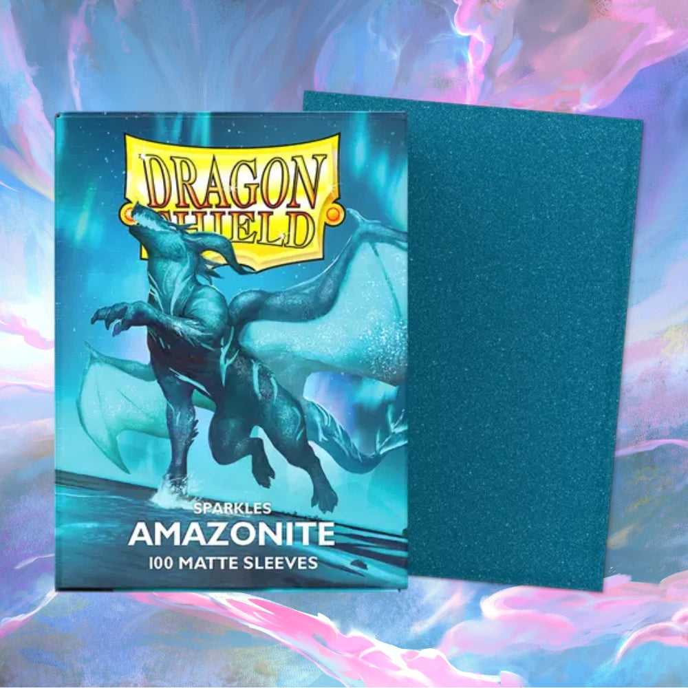 Dragon Shield Sparkles Matte Sleeves Amazonite (Standard Size)