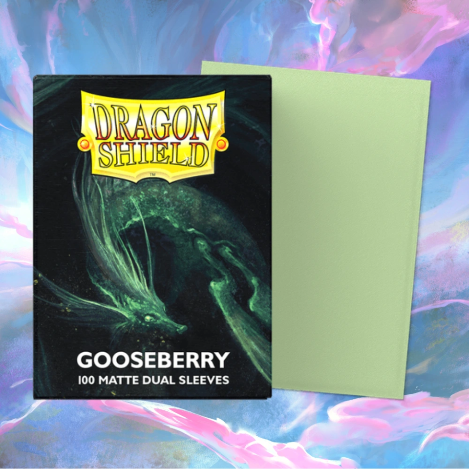 Dragon Shield Dual Matte Sleeves (Gooseberry | Standard Size)