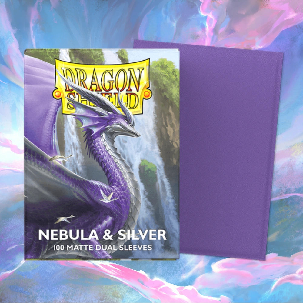 Dragon Shield Sleeves Dual Matte Nebula Silver