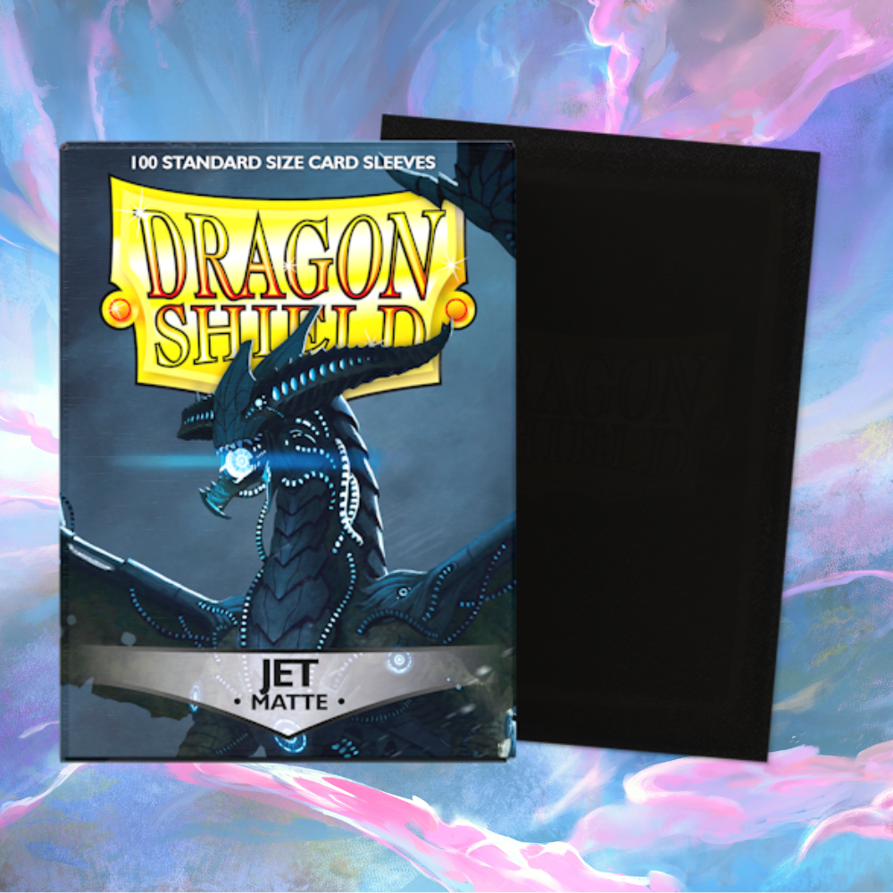 Dragon Shield Matte Sleeves (Jet Black | Standard Size)