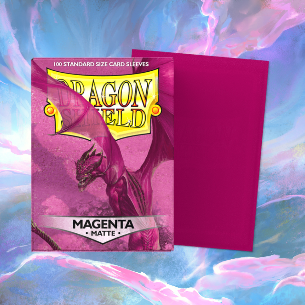 Dragon Shield Matte Sleeves (Magenta | Standard Size)