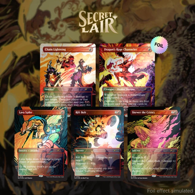 Everything is on Fire Secret Lair - Foil