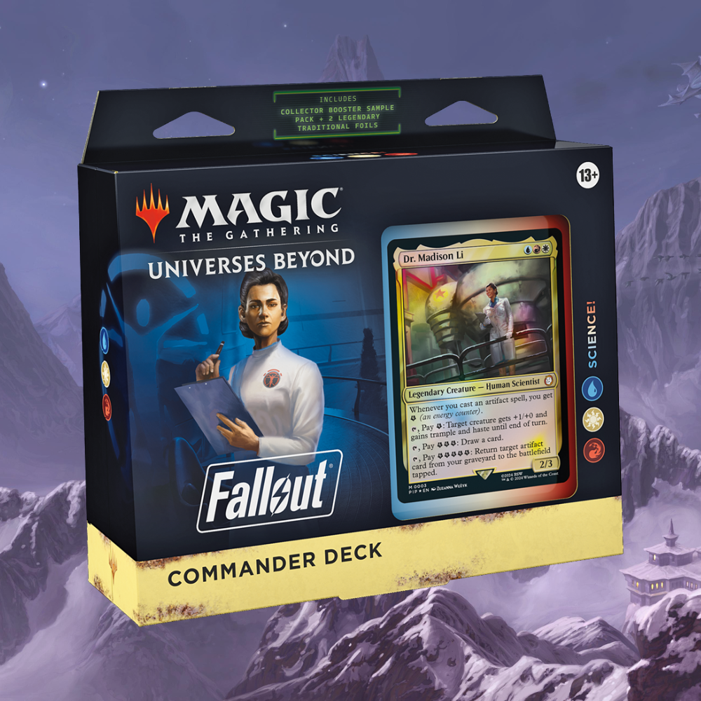 Universes Beyond: Fallout Commander Decks - Science! – Axion Now