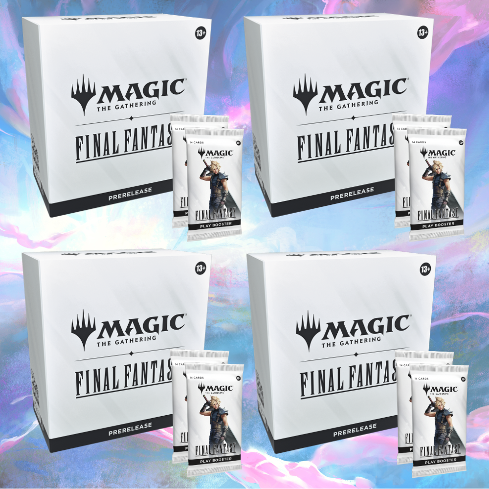 Final Fantasy Party Pack (4 Prerelease Packs & 8 Play Boosters)