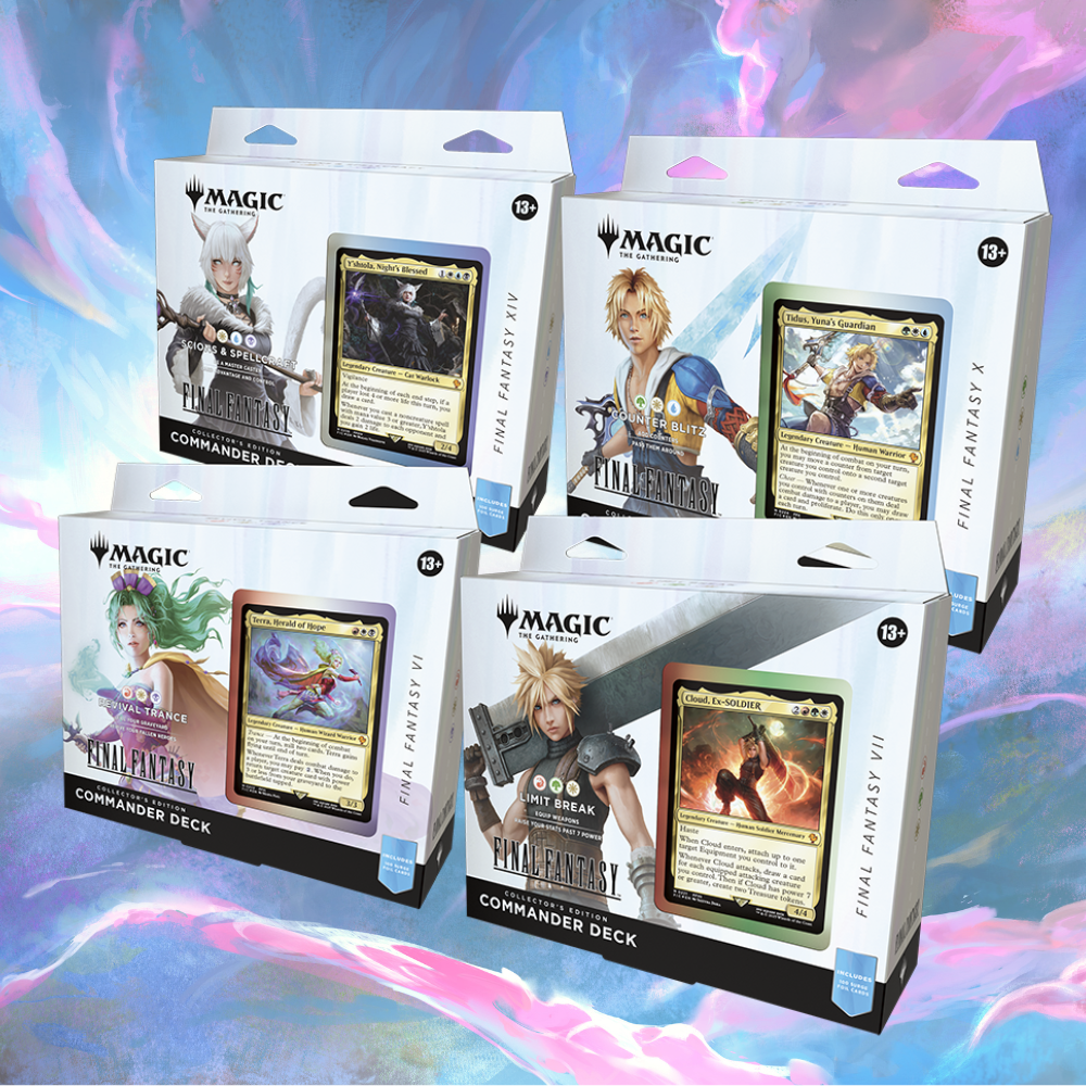 mtg final fantasy commander decks collector Amazon.com: Magic: The Gathering Final Fantasy VII Commander Deck main image 0