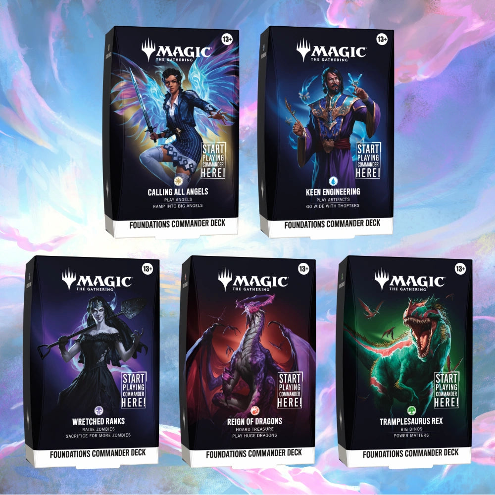 Foundations Commander Decks Set of 5