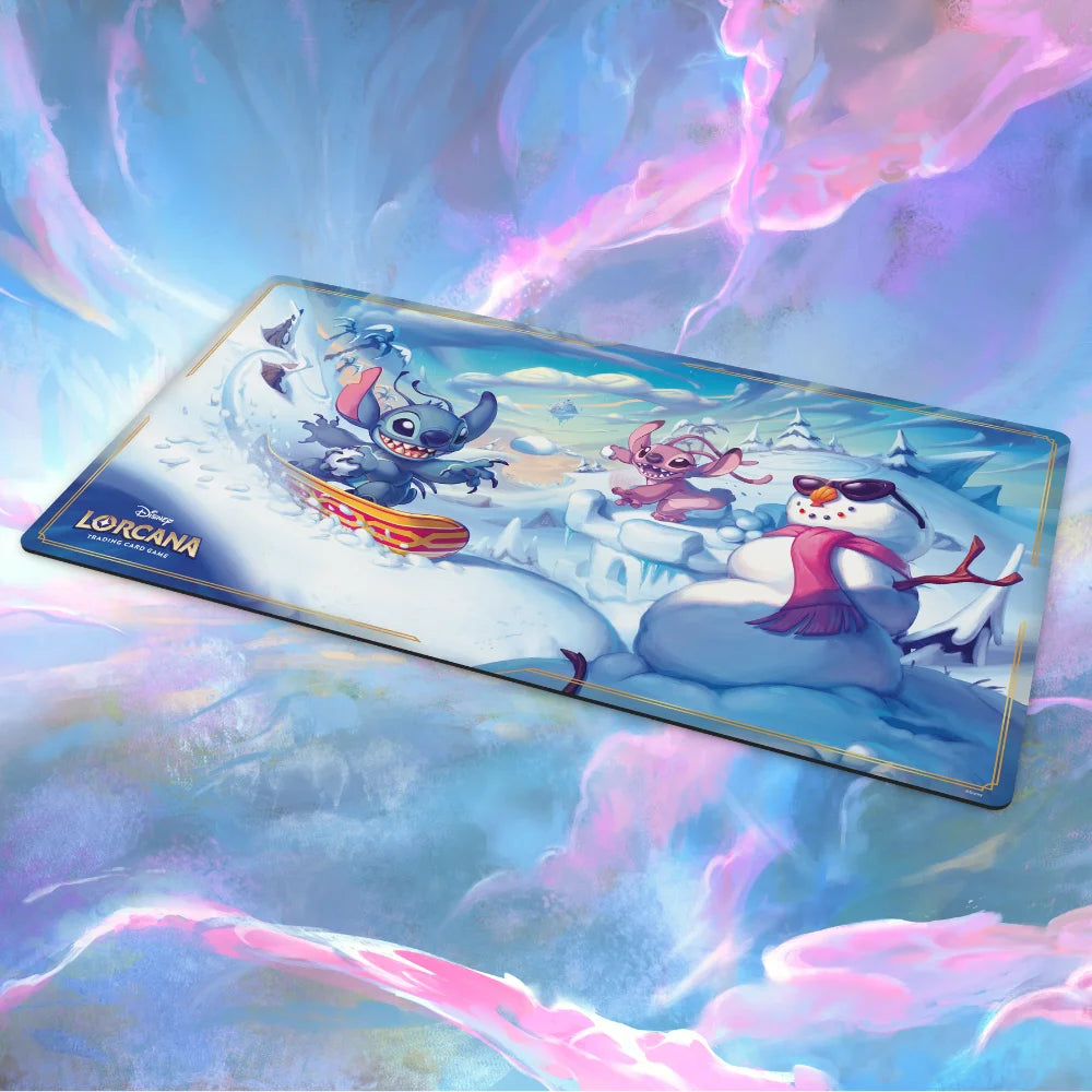 Disney Lorcana: Stitch & Angel In Winterspell Playmat
