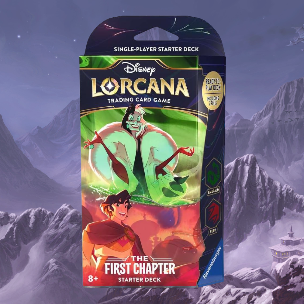 Disney Lorcana - First Chapter Starter Deck(Emerald/Ruby)