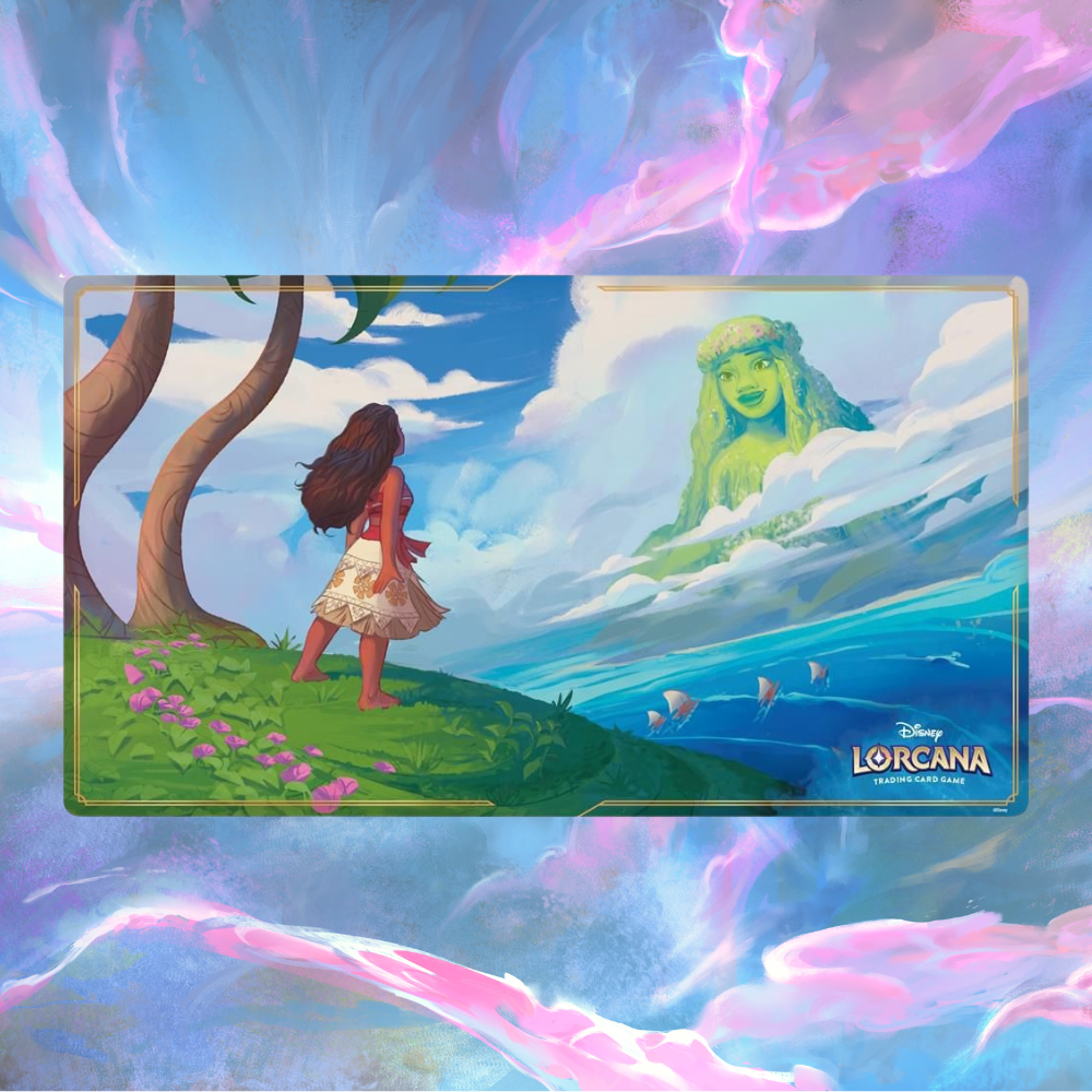 Disney Lorcana - Moana and Te Fiti Lorcana Playmat - Axion Now