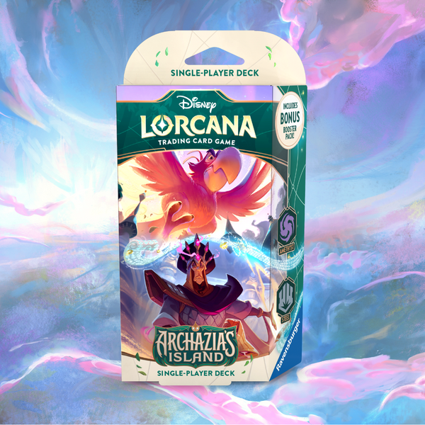 amethyst steel lorcana starter deck Disney Lorcana: Archazia's Island Booster Box Case Deck:Sapphire & Steel start rulebook for easy Epic 🔥 Iconic ✨