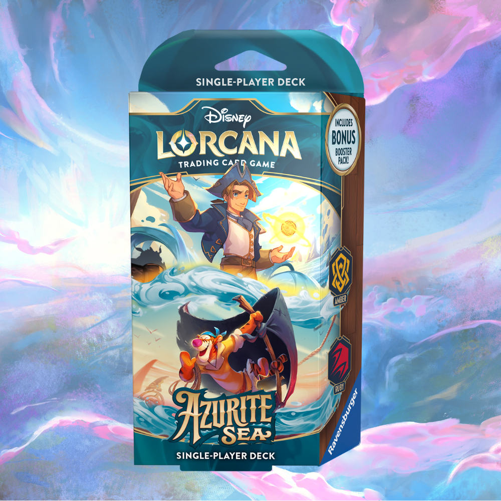 Disney Lorcana: Azurite Sea Starter Deck - Amber/Ruby