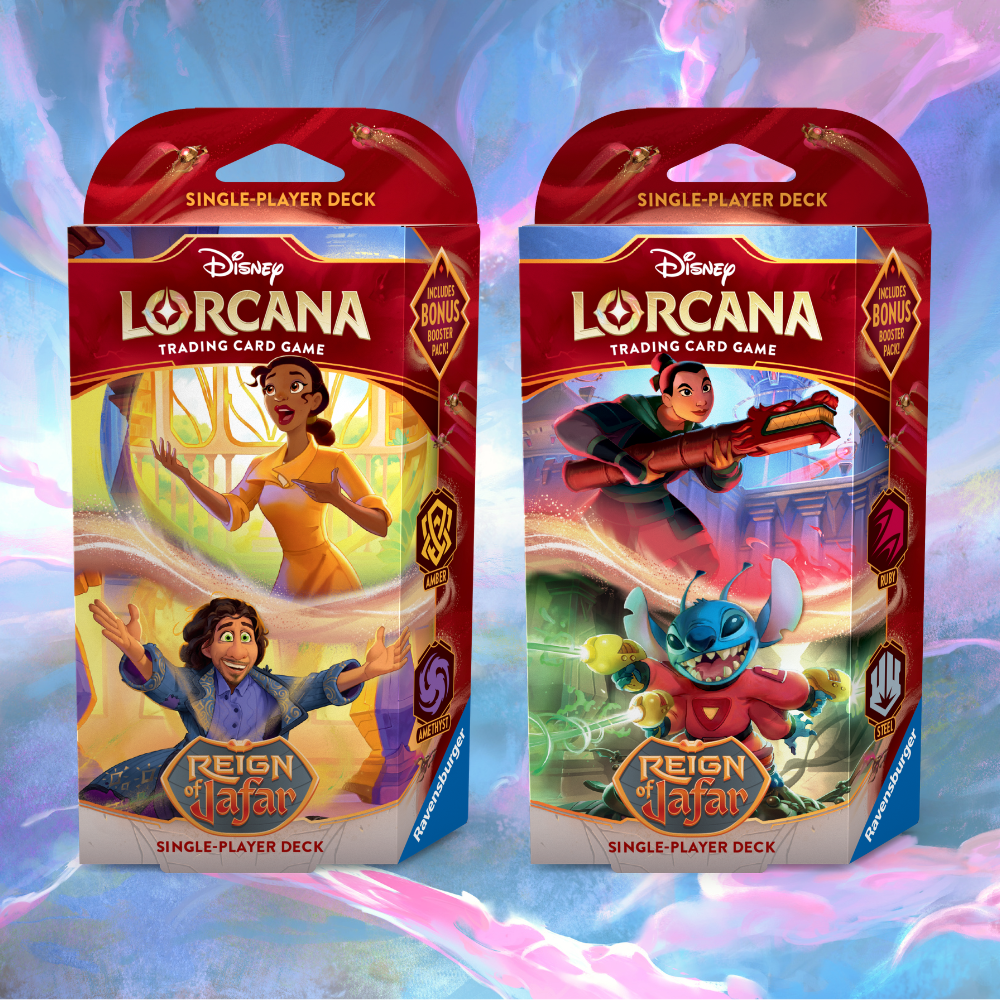 Disney Lorcana: Reign of Jafar Starter Deck (Set of 2) Axion Now Disney Lorcana: Reign of Jafar Starter Deck (Set of 2) Axion Now