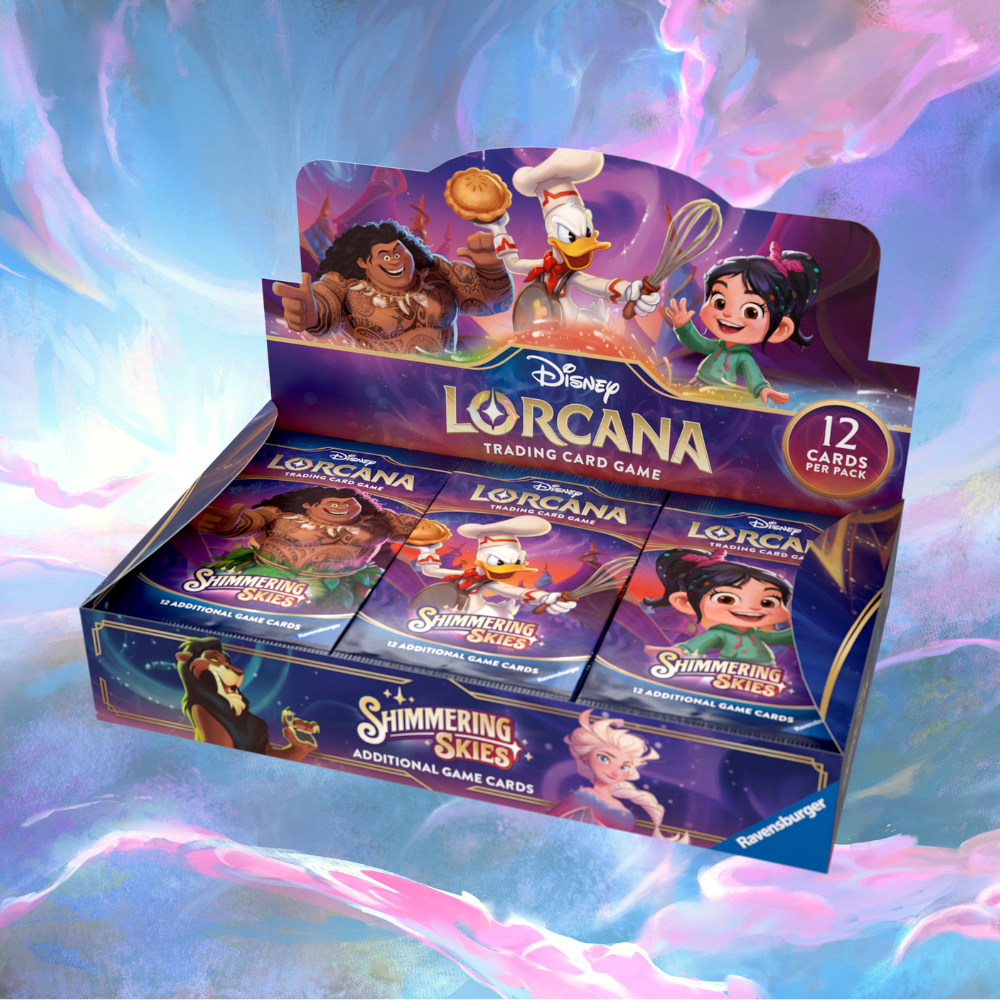 Disney Lorcana - Shimmering Skies Booster Display - Axion Now Disney Lorcana - Shimmering Skies Booster Display - Axion Now
