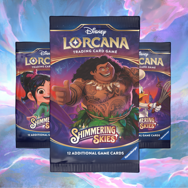 Disney Lorcana - Shimmering Skies Booster Pack - Axion Now Disney Lorcana - Shimmering Skies Booster Pack - Axion Now
