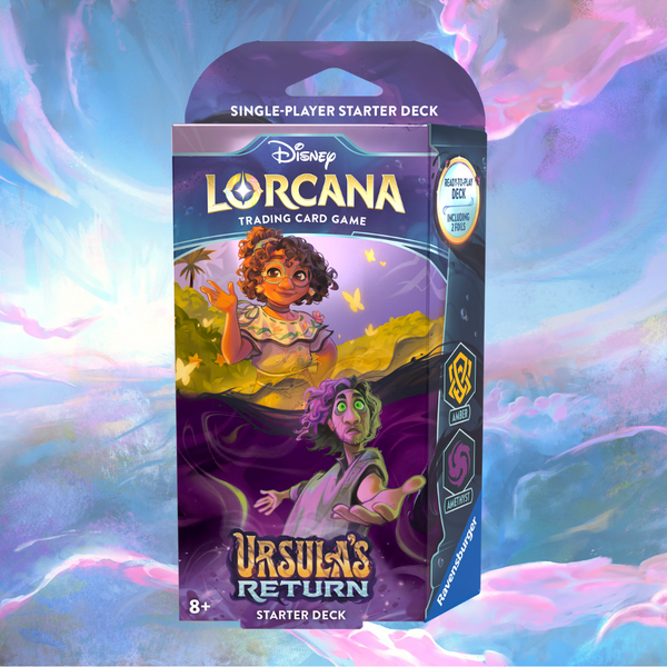 Lorcana - Ursula's Return Starter Deck (Amber/Amethyst) - Axion Now Lorcana - Ursula's Return Starter Deck (Amber/Amethyst) - Axion Now