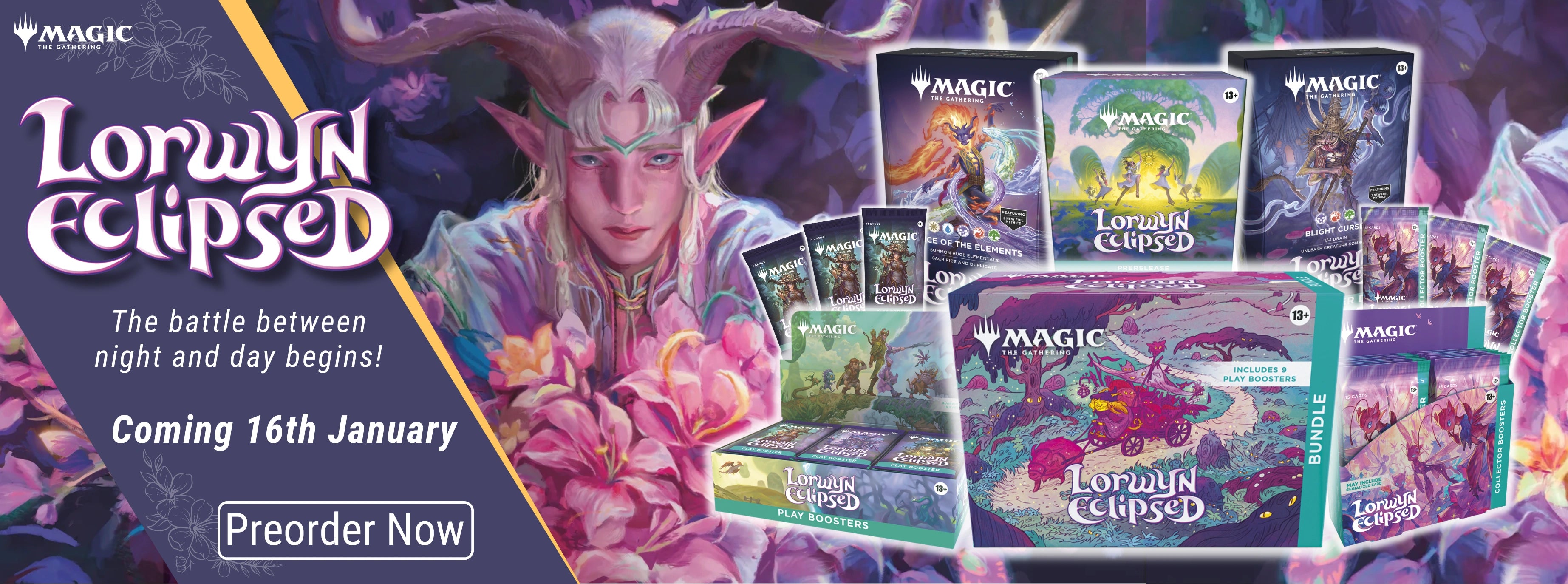 Lorwyn Eclipsed Preorder Sealed Shopify Banner Desktop