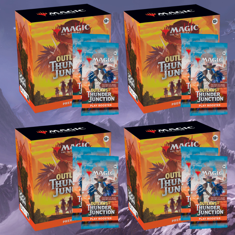 Outlaws of Thunder Junction Party Pack (4 Prerelease Packs & 8 Play Boosters)