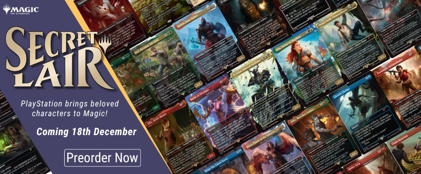 PlayStation Secret Lair Shopify Banner Mobile